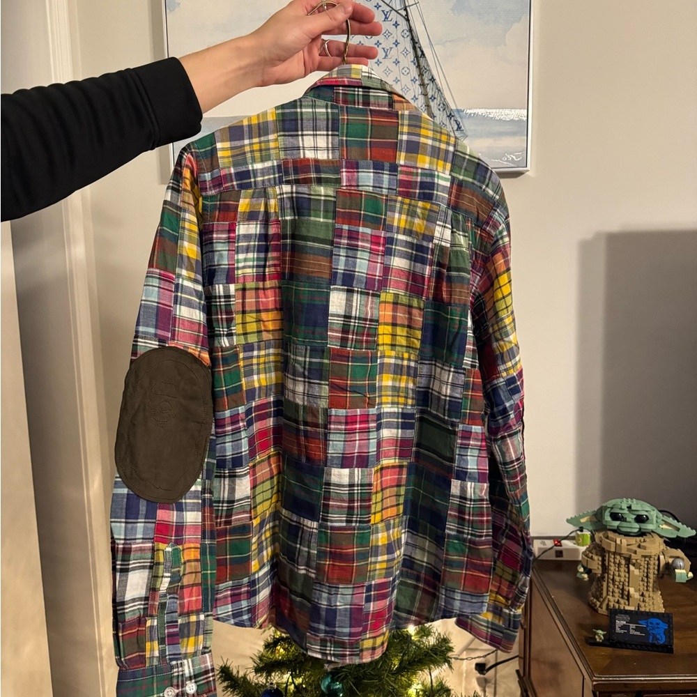 Bape Patchwork Button-Up - image 5